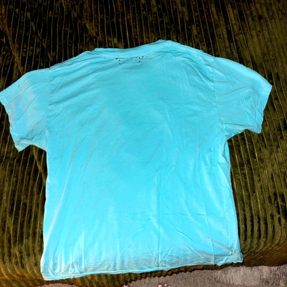 Amiri teal teddy bear shirt - Picture 3 of 10